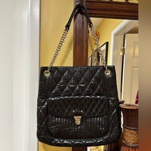 Coach Black Quilted Shoulder Bag